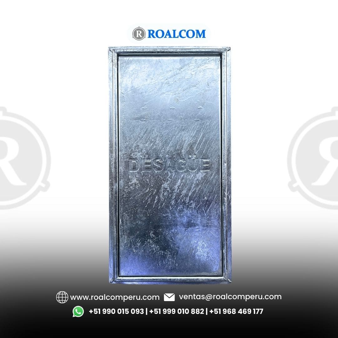 Tapa de 30 x 60 Fierro Galvanizado