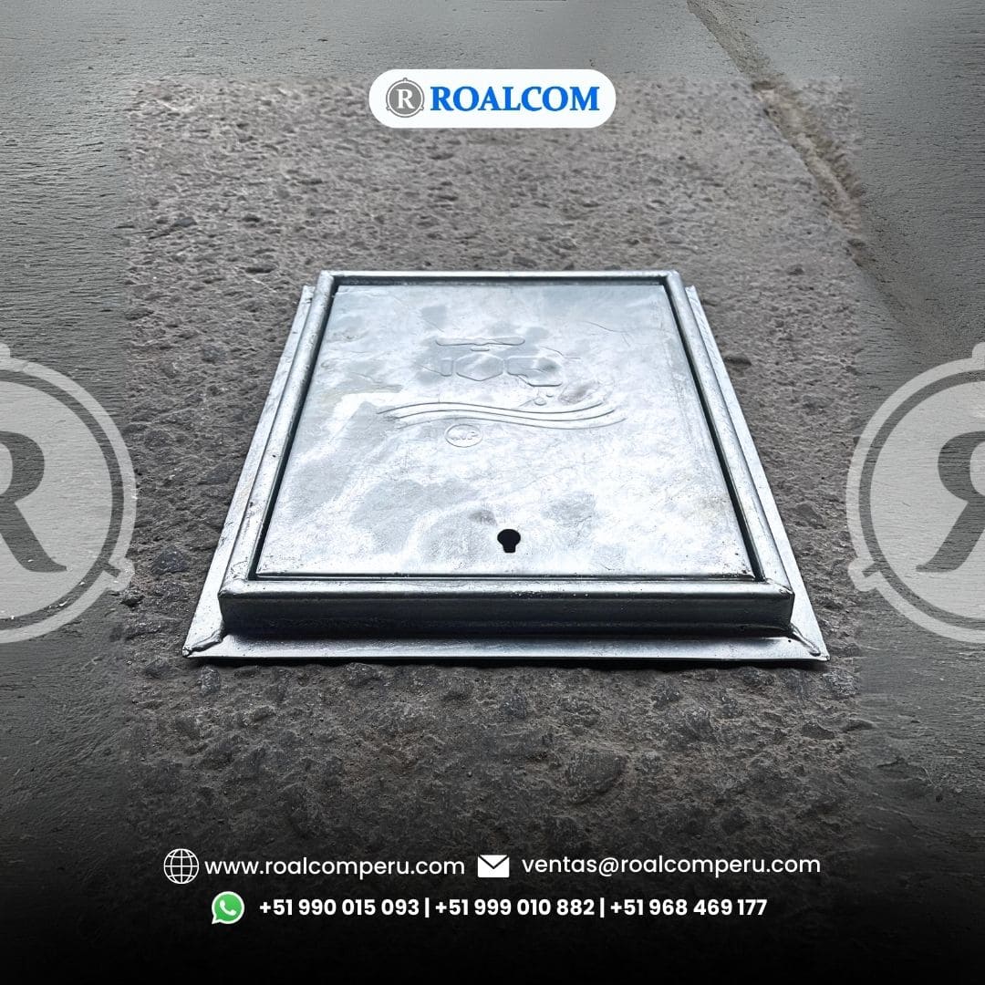 Tapa de agua Fierro GalvanizadoVálvula Liviano Fierro Fundido (2)