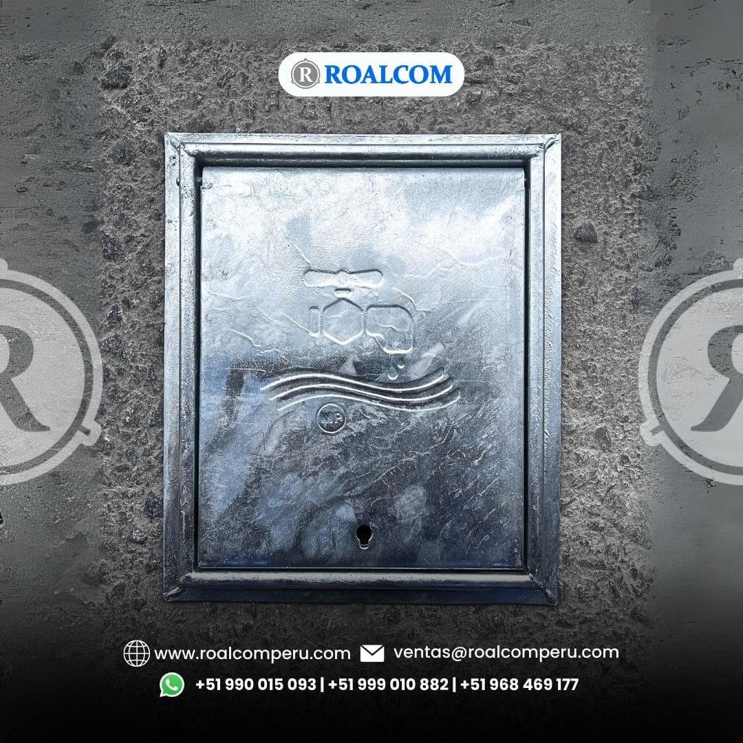 Tapa de agua Fierro GalvanizadoVálvula Liviano Fierro Fundido