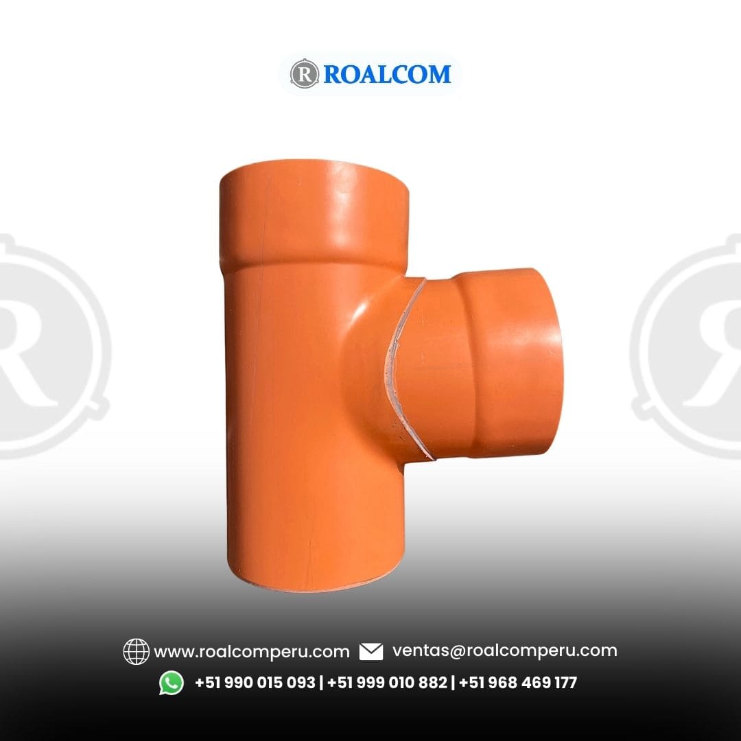 tee pvc alcantarillado sp transformado