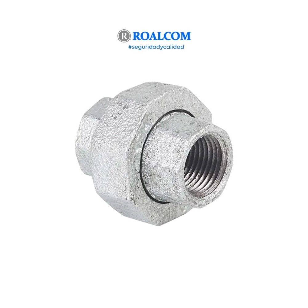 unión universal galvanizado